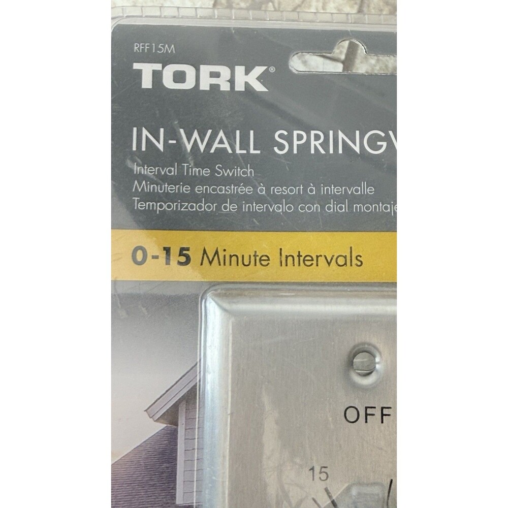 4 In-Wall Spring Wound 15 Min Indoor Commercial Grade Mechanical Interval Timer - Picture 3 of 7